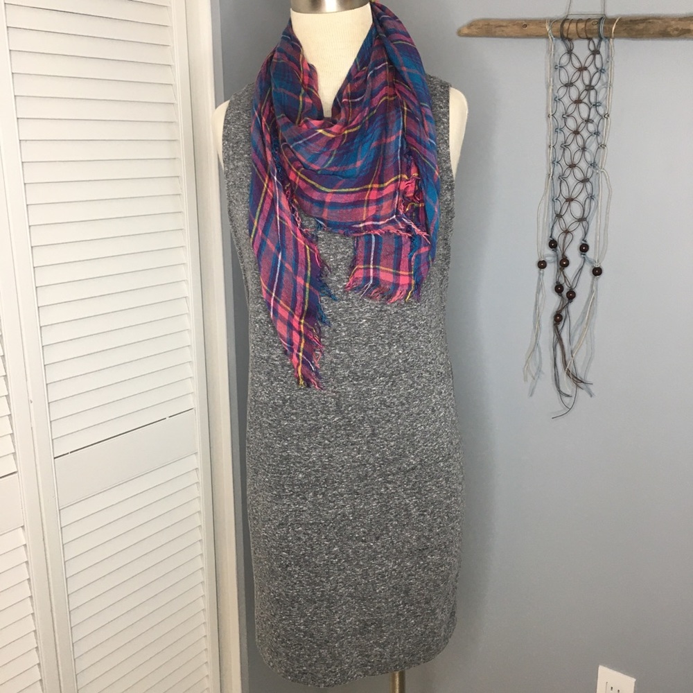 Paraphrase xs gray tank dress